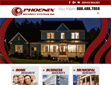 Tablet Screenshot of phoenixsecurityma.com